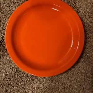 Vibrant Orange Dinner Plate
